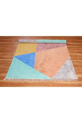 Entrance Rug Entrance Area Rugs Indian Handmade Natural Cotton Durries Rag Rug 4