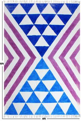 Playroom Area Carpet Pure Cotton Rugs Natural Durries Study Room Rugs 3