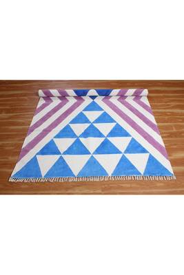 Playroom Area Carpet Pure Cotton Rugs Natural Durries Study Room Rugs 4
