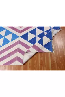 Playroom Area Carpet Pure Cotton Rugs Natural Durries Study Room Rugs