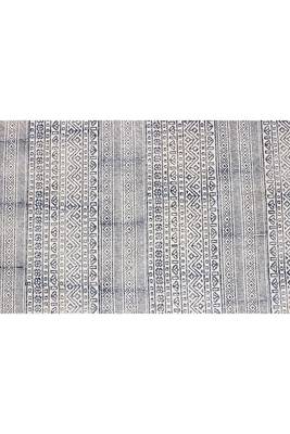 Flat Weave Area Rug Eco Friendly Dhurrie Handmade Cotton Carpet Geometric Kilim 4
