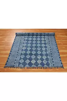 Living Room Carpets Indian Natural Handmade Cotton Durries Kitchen Area Rug