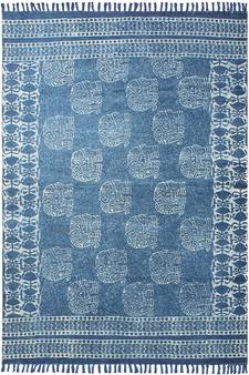 Handmade Dhurrie Cotton Carpet Yoga Outdoor Kilim Indian Geometric Area Carpet