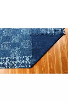 Handmade Dhurrie Cotton Carpet Yoga Outdoor Kilim Indian Geometric Area Carpet