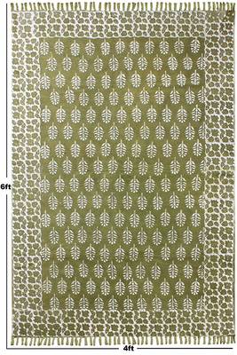 Living Room Carpet Finely Handmade Area Rug Traditional Area Dhurrie Indian Cotton Kilim 3