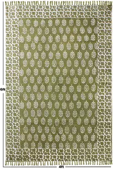 Living Room Carpet Finely Handmade Area Rug Traditional Area Dhurrie Indian Cotton Kilim