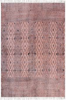 Hand Woven Cotton Rug Boho Print Handmade Cotton Kilim Geometric Area Rug