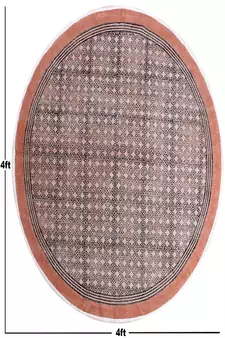 Hand Block Print Yoga Kilim Fine Traditional Carpet Indian Handmade Oriental Rug