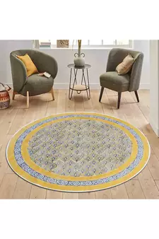 Handmade Cotton Durries Hallway Area Rugs Yoga Mat Living Room Carpet