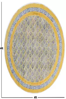 Handmade Cotton Durries Hallway Area Rugs Yoga Mat Living Room Carpet