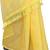 Golden plain net saree with blouse