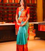 LONDON BEAUTY HANDWOVEN SILK SAREES WITH BLOUSE