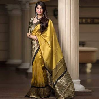  Woven Art Silk Saree With Blouse 1