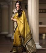  Woven Art Silk Saree With Blouse