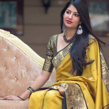  Woven Art Silk Saree With Blouse 3