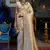 Cream silk Banarasi Saree with Unstitched Blouse