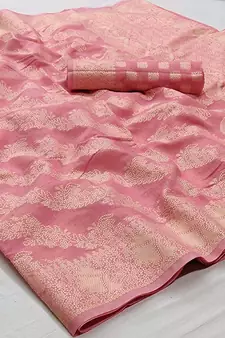  Lucknowi Chikankari Linen Cotton Blend Woven Sarees For With Blouse Sarees For Women