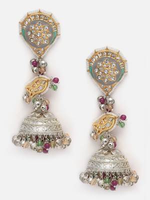 Green cubic zirconia earrings 3