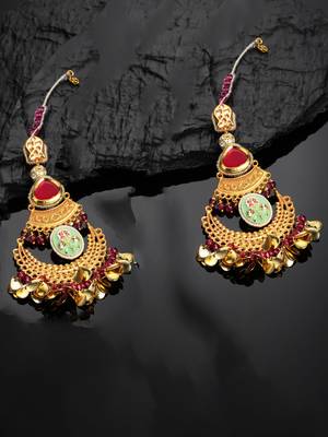 Pink cubic zirconia earrings 2