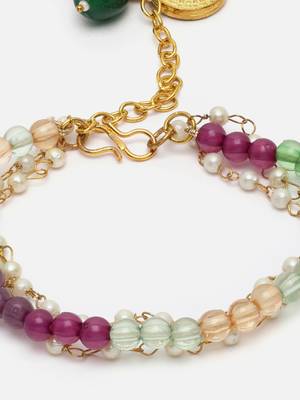 Pink pearl bracelets 4
