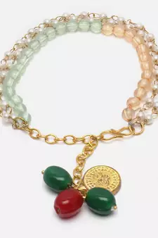 Green pearl bracelets