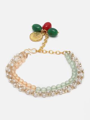 Green pearl bracelets 5