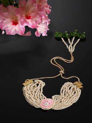 Pink pearl bracelets 2