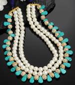 Blue cubic zirconia necklaces