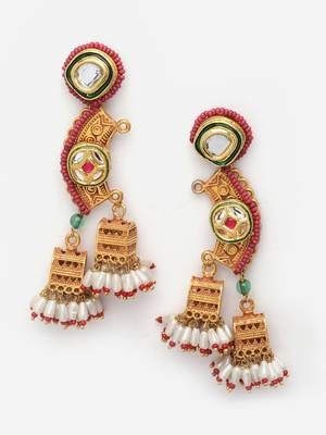 Red pearl necklace-sets 4