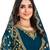 Blue Koti Style Eid Salwar Suit Net
