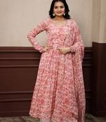 bk Amaltas chiffon printed dress