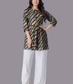 Delightful Rayon Printed Dress