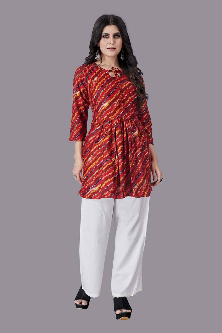 Gorgeous Rayon Printed Dress