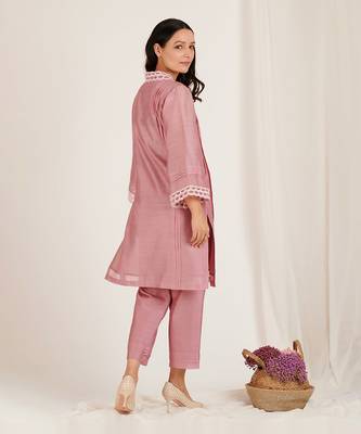 Vintage Rose Pink Pant Set 2