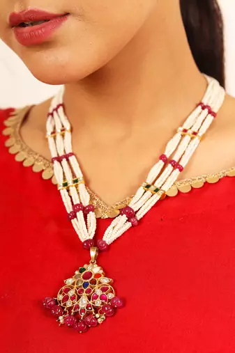 Gehna Navratna Necklace