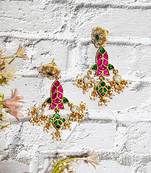 Pachi Pink Fish Dangler Earrings