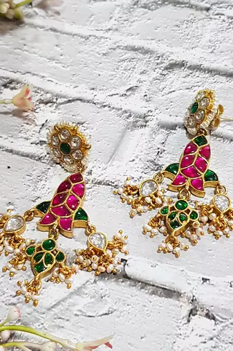 Pachi Pink Fish Dangler Earrings
