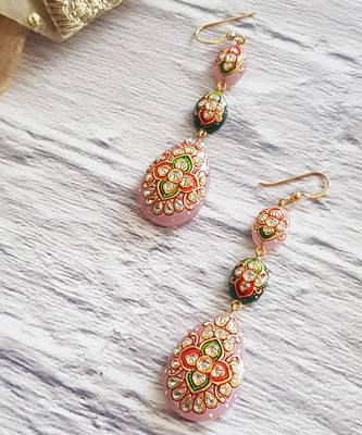 Pink and Green Dangler 2
