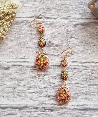 Pink and Green Dangler 1