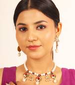 Navratna Bridal Necklace Set