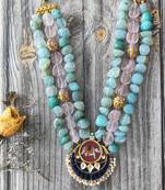 Chitrakari Elephant Necklace