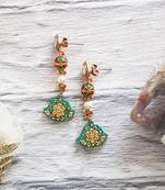 Turquoise Painted Dangler