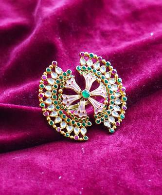 Pink City Meenakari Ring 1