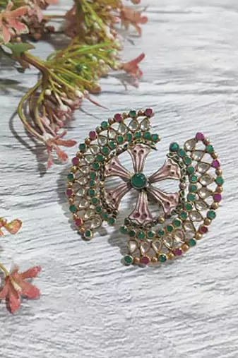 Pink City Meenakari Ring