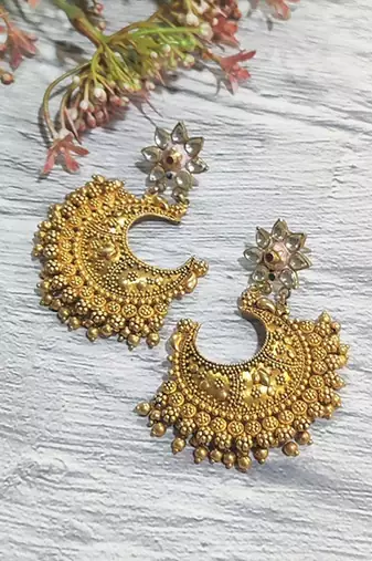 Pink City Temple Art Danglers