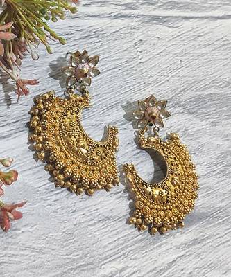 Pink City Temple Art Danglers 3