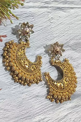 Pink City Temple Art Danglers