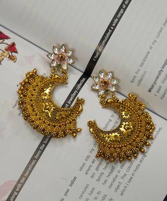Pink City Temple Art Danglers 4