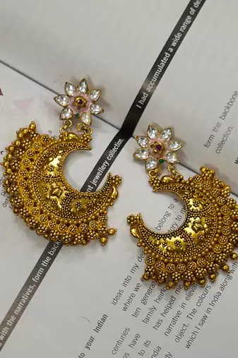 Pink City Temple Art Danglers