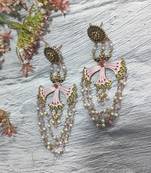 Pink Tassel Earrings